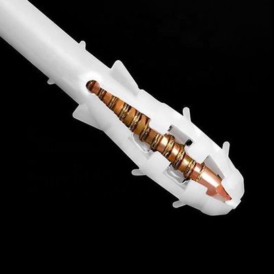 Parafusos de aço carbono personalizados Ancoras de unhas de fixação de isolamento com lavadora de plástico de 55 mm