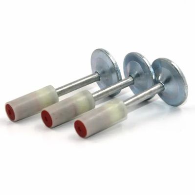 3.7 mm Diâmetro da haste Fixações de tecto de cabeça plana para pregos de incêndio integrados de 32/42 mm