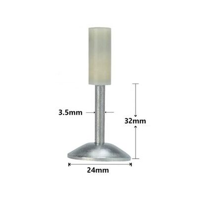 Fixações de tecto integradas, lavadora redonda, pregos de tecto de 32 mm para fixação segura