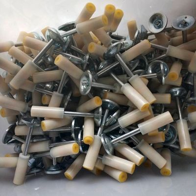 Fixações de tecto integradas, lavadora redonda, pregos de tecto de 32 mm para fixação segura