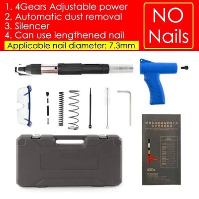 Nails de teto integrado Mini Gun Nailer para 1in de comprimento de prego de encanador ferramentas de fixação de parede