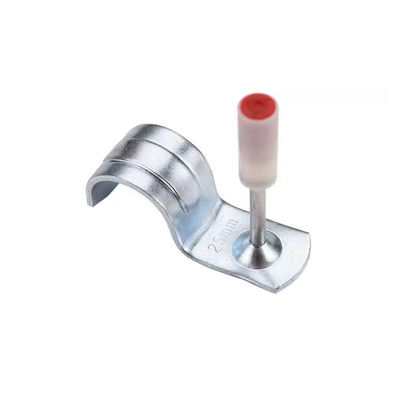 Mão lisa 16mm 20mm 25mm Decoração Tubo de água Nail Concreto Tecto Nail Clamp Tubo ajustável