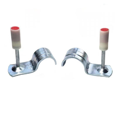 Mão lisa 16mm 20mm 25mm Decoração Tubo de água Nail Concreto Tecto Nail Clamp Tubo ajustável