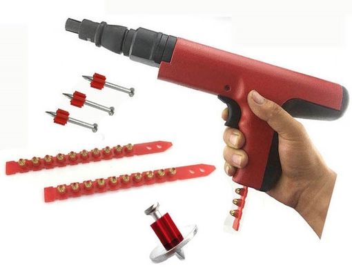 Ferramenta de fixação de pregos de pin de 10 tiros 340mm comprimento 1 polegada min comprimento do prego para fixação