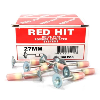 100pcs Pacote de RED HIT Pequenas Prensas de Tecto unhas redondas para Mini Pistola de Usinas de Tecto