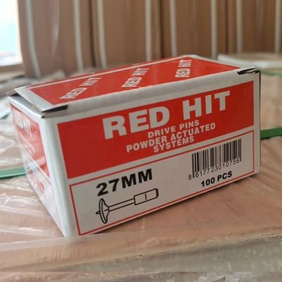100pcs Pacote de RED HIT Pequenas Prensas de Tecto unhas redondas para Mini Pistola de Usinas de Tecto