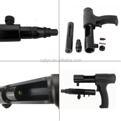 Pistola de cravos de concreto preto de 399 tiros para unhas de 1in-2 1/2in