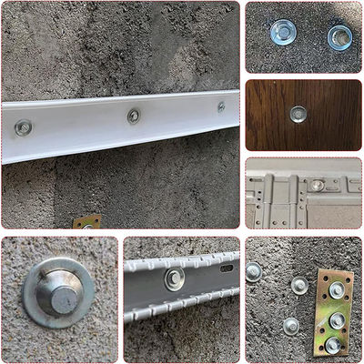 7.3mm cabeça plana redonda 27mm mini clip de teto para redução de ruído arma de teto instalação