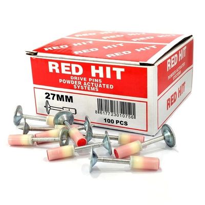 Diâmetro da lavadora de metal. 15,6 mm 27 mm Mini Nails de teto para dispositivo de fixação rápida de parede de concreto