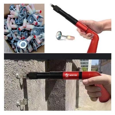 Diâmetro da lavadora de metal. 15,6 mm 27 mm Mini Nails de teto para dispositivo de fixação rápida de parede de concreto