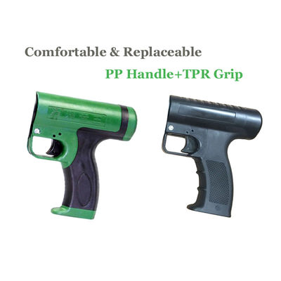 Pistola de pregas com manobra de manuseio reversível para design confortável e leve