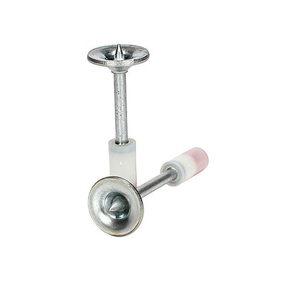 Drive Pin Decorative Nail Silencing Integrated Gun Nail Shooting com 7,3 mm de diâmetro da cabeça