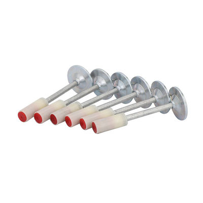 Drive Pin Decorative Nail Silencing Integrated Gun Nail Shooting com 7,3 mm de diâmetro da cabeça