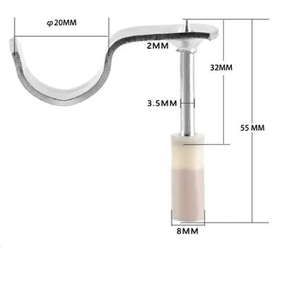 25 mm coxas de tiro integradas insonorizadas para ferramentas e equipamentos de construção