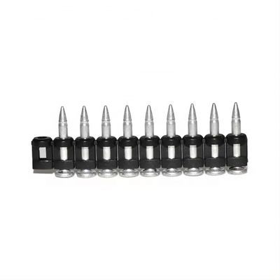 Pistola de unhas acionada a gás Plástico colado 3.0 * 22mm Unhas de concreto com cor personalizada