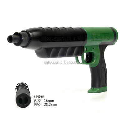 Reinicialização de Ejecção Automática de Metal Pistola de Tiro Pistola de Fixação de pregos em verde e preto
