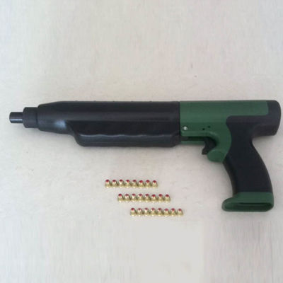 Reinicialização de Ejecção Automática de Metal Pistola de Tiro Pistola de Fixação de pregos em verde e preto