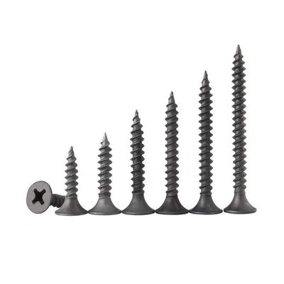 Parafuso de revestimento de parede seca fosfato preto fio fino grosso Bugle Phillips Head Andika parafuso de gesso Kuwait
