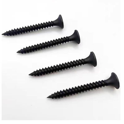 Parafuso de revestimento de parede seca fosfato preto fio fino grosso Bugle Phillips Head Andika parafuso de gesso Kuwait