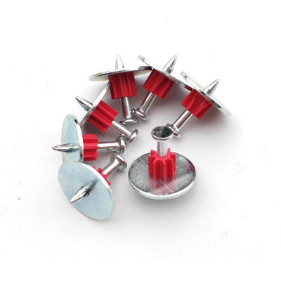 Pins de PDW de cabeça plana para 301/301T Disparando Nail Gun 25mm Steel Nails Washer Incluído