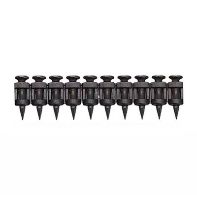 Nails de faixa coladas 16MM Black Finish Pins de transmissão de concreto para penetração forte