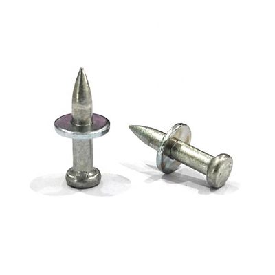 Pin de accionamento de martelo eletro galvanizado de 3,5 mm para fixação de concreto de 20 mm