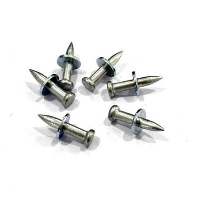 Pin de accionamento de martelo eletro galvanizado de 3,5 mm para fixação de concreto de 20 mm