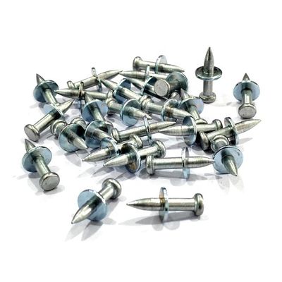20 mm X-HM de concreto galvanizado brilhante Pin Drive com 9.5 mm de diâmetro de aço garras de lavar