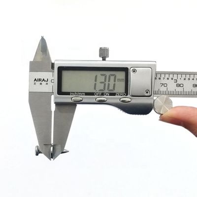 6Diâmetro da cabeça de.2 mm. Coroa de prata aço martelo pregos de concreto com acabamento galvanizado e lavadora