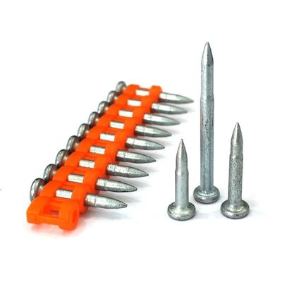 6.3mm Shake Diâmetro Gas Nail Pistol Ferramenta de fixação com Pins de Transmissão de Gás de Faixa de Plástico