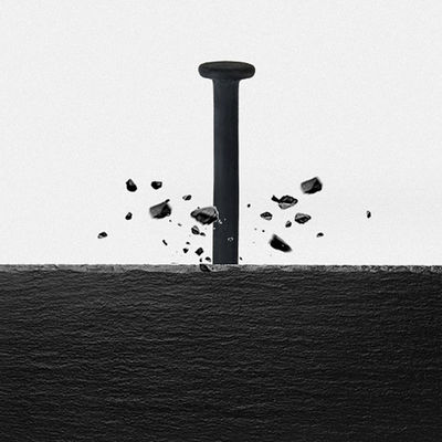 Large Stock High Strength Black Gas Nail com estilo de cabeça plana e aço 60
