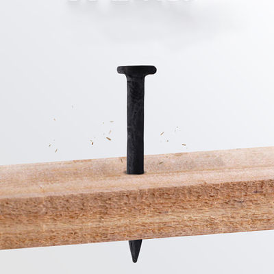 Large Stock High Strength Black Gas Nail com estilo de cabeça plana e aço 60