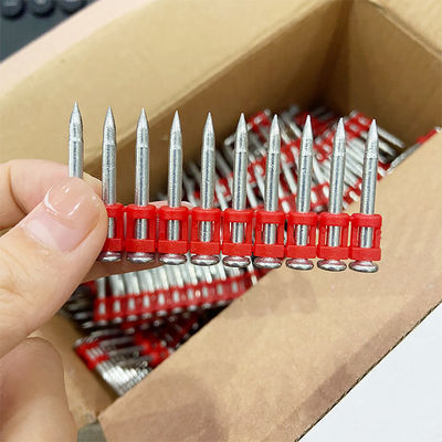 Aço 60 Gás de galvanização mecânica Pregas de betão com faixa vermelha reforçada