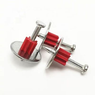 Balanço suave.300 Head Drive Pins com 25mm Metal Washer Powder Actuated Nail Fastening System