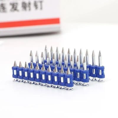 Nails de concreto de cabeça plana para pistolas de gás Nail Dispensador de plástico colados