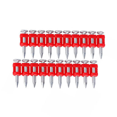 Nails de concreto de cabeça plana para pistolas de gás Nail Dispensador de plástico colados