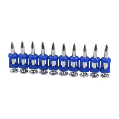 Nails de concreto de cabeça plana para pistolas de gás Nail Dispensador de plástico colados