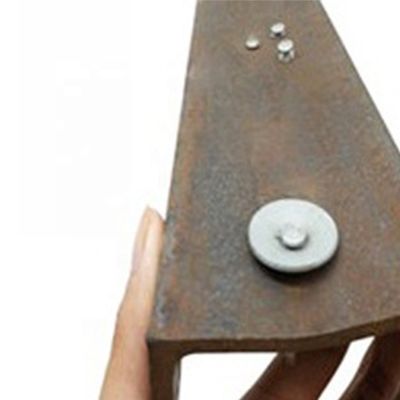Cimento parede aço pregos pregos de concreto 2 polegadas Drive Pins com 1 polegada Washer 100 Pack