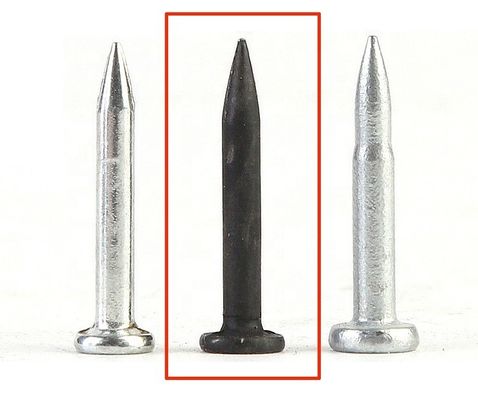 3.0mm Diâmetro da haste Faixa preta Gas cravos de concreto para construção 16-38mm comprimento