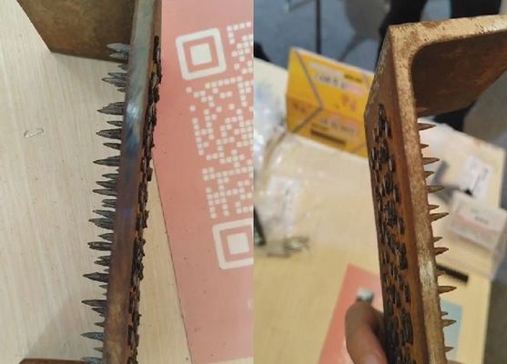 3.0mm Diâmetro da haste Faixa preta Gas cravos de concreto para construção 16-38mm comprimento