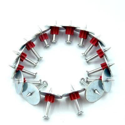 7.6 mm Diâmetro da cabeça Pins de accionamento de alta velocidade para cravos de tiro de concreto e aço