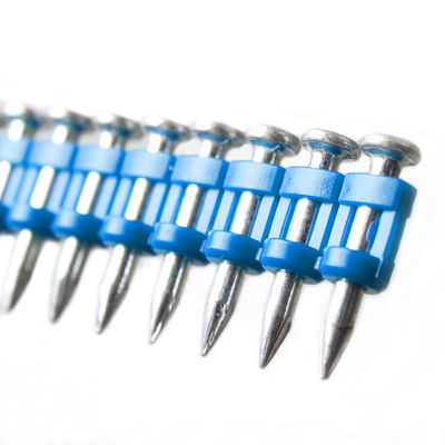 15-40mm Collated Gas Drive Pins Faixa de plástico Concreto Nail Durável