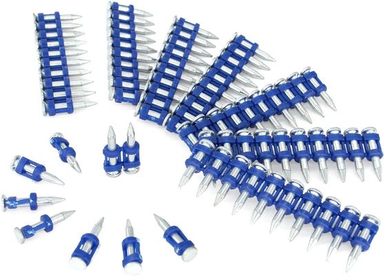 GB Padrão de unhas de plástico de cabeça plana para concreto de gás
