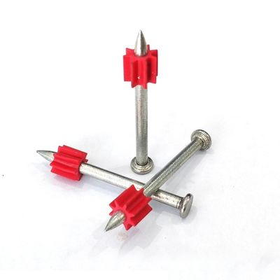 PD52 52mm Pin de direção de cabeça de aço para pregos de tiro de concreto em pistola de pregos acionada a pó