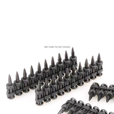 3.0mm Diâmetro da haste Prego de concreto de aço preto para pistolas de gás