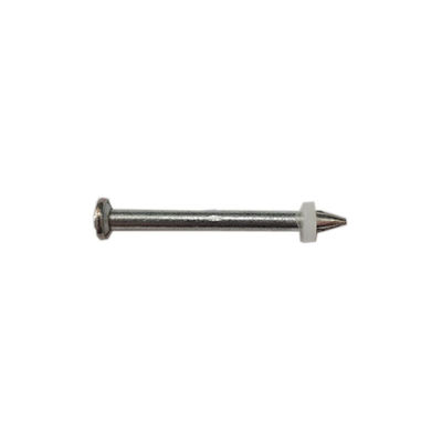 Nails de tiro de aço de alta dureza com diâmetro de hastes de 3,7 mm e lavadoras de plástico