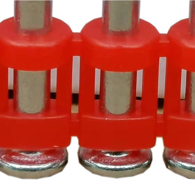 6.3mm Cabeça plana Gas cravos de concreto Prateleiras de plástico para materiais de construção