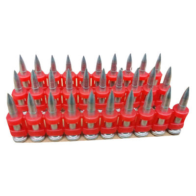 Gás cravos de concreto para isolamento de plástico cravos de fixação de resistência vermelho
