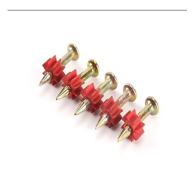 Nails de aço de concreto de cabeça plana para pistolas de fogo de alta velocidade
