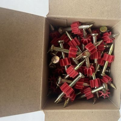 Nails de aço de concreto de cabeça plana para pistolas de fogo de alta velocidade